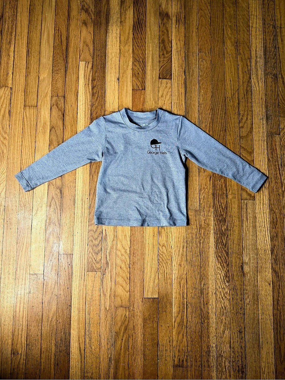 George Hats Small (1-2T) Grey UPF Swim Rashguard